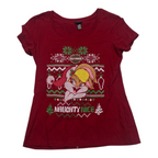 Playera Navideña Harley Davidson De Mujer Talla Chica