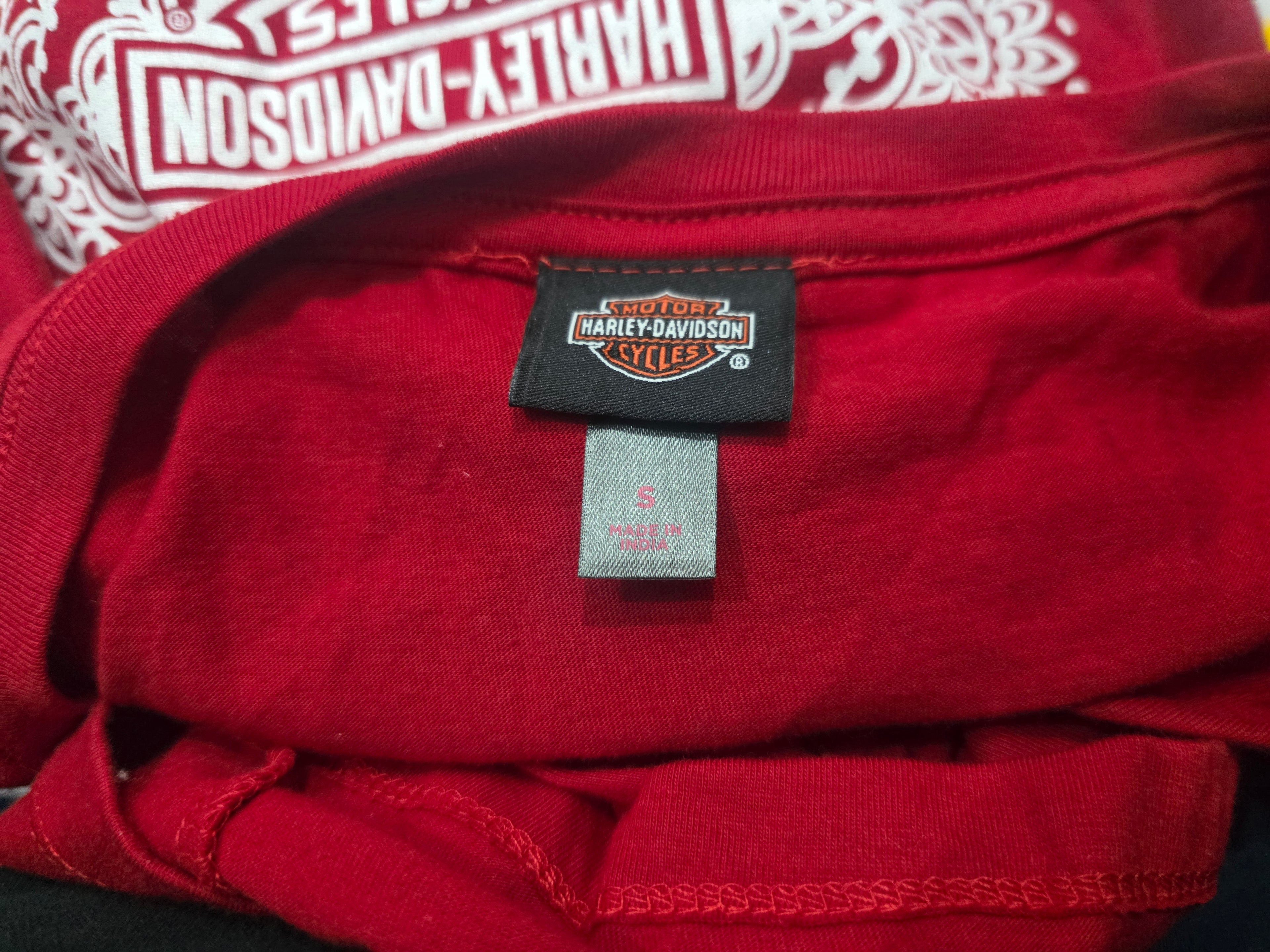 Playera Navideña Harley Davidson De Mujer Talla Chica