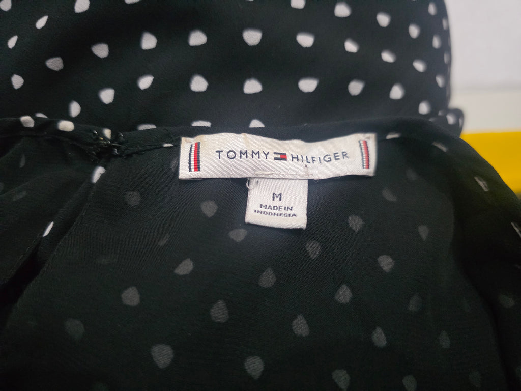 Blusa Tommy Hilfiger De Mujer Talla Mediana Con Lunares