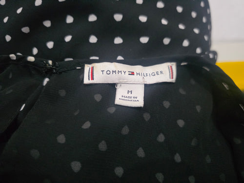 Blusa Tommy Hilfiger De Mujer Talla Mediana Con Lunares
