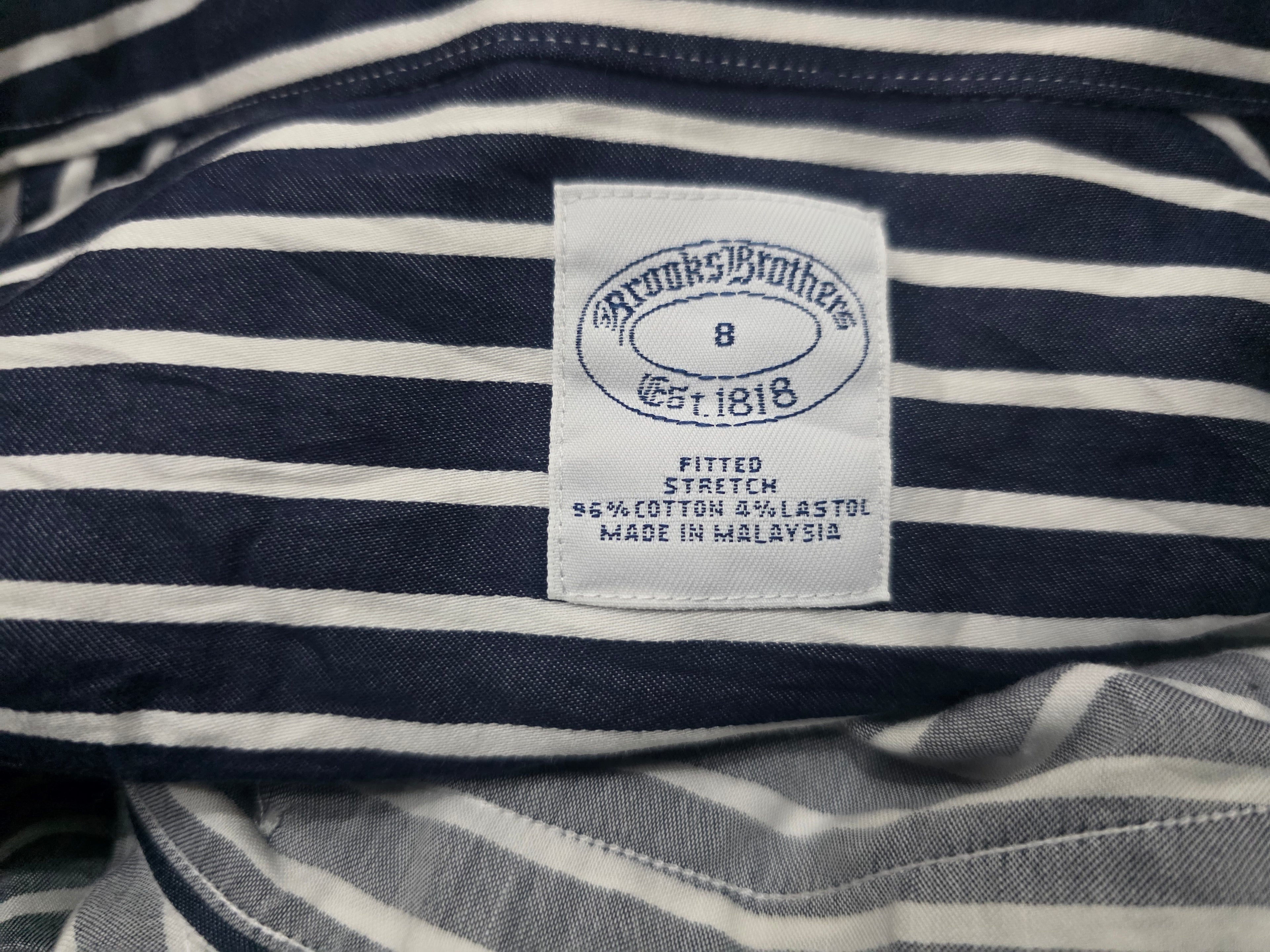 Camisa Brooks Brothers Talla 8 Fitted De Mujer