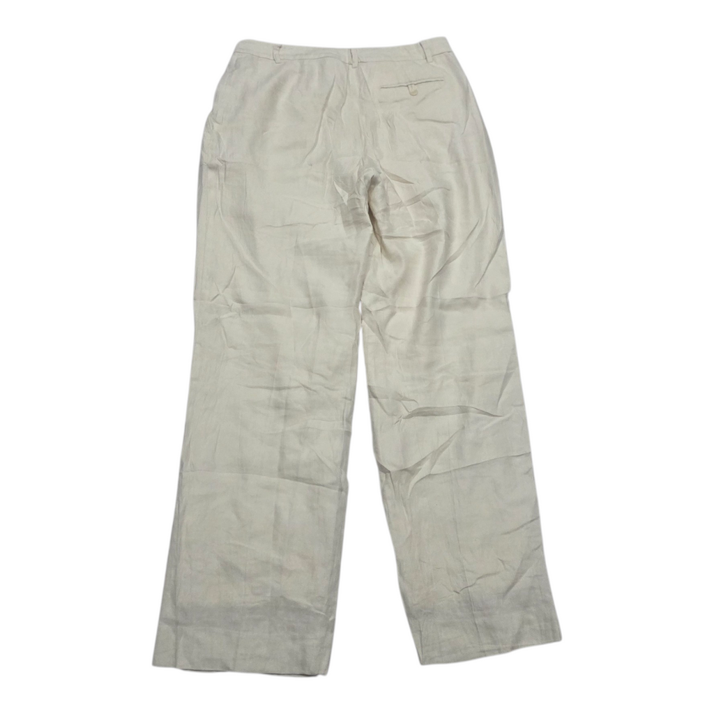 Pantalon Ralph Lauren De Mujer Talla 8 Color Beige De Lino