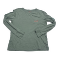 Playera Vineyard Vines Mujer Mediana Verde Opaco Manga Larga