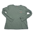 Playera Vineyard Vines Mujer Mediana Verde Opaco Manga Larga