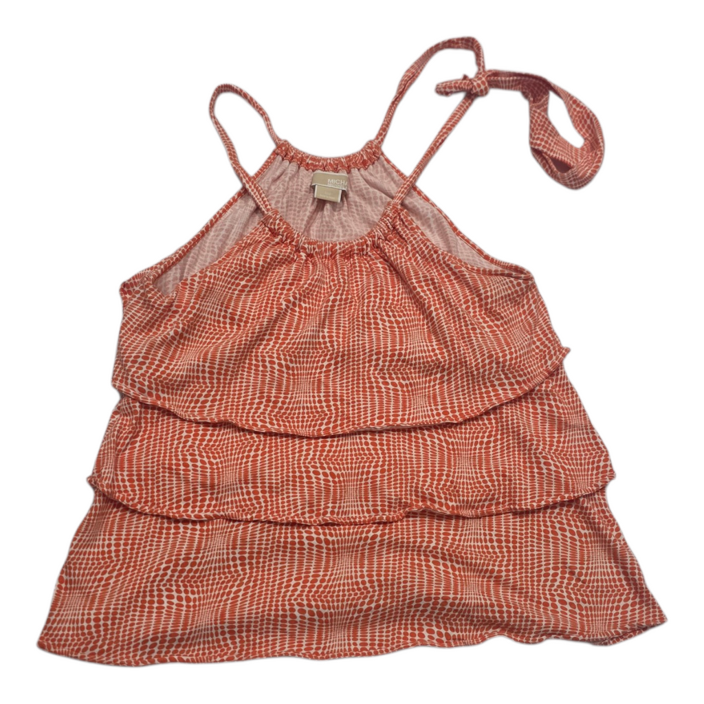 Blusa Halter Michael Kors Color Naranja De Mujer
