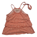 Blusa Halter Michael Kors Color Naranja De Mujer