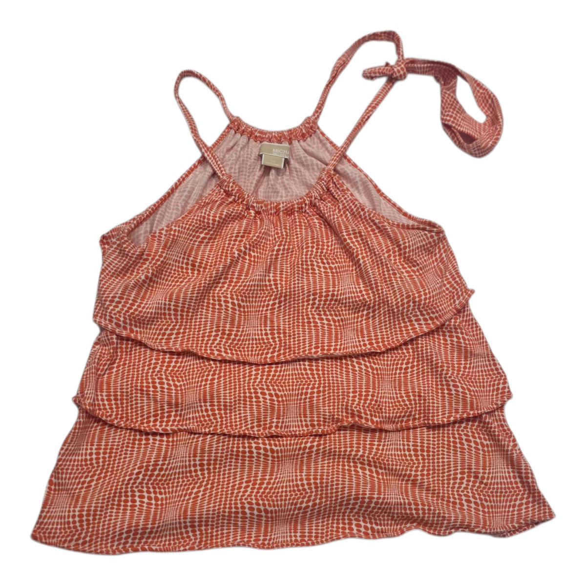 Blusa Halter Michael Kors Color Naranja De Mujer