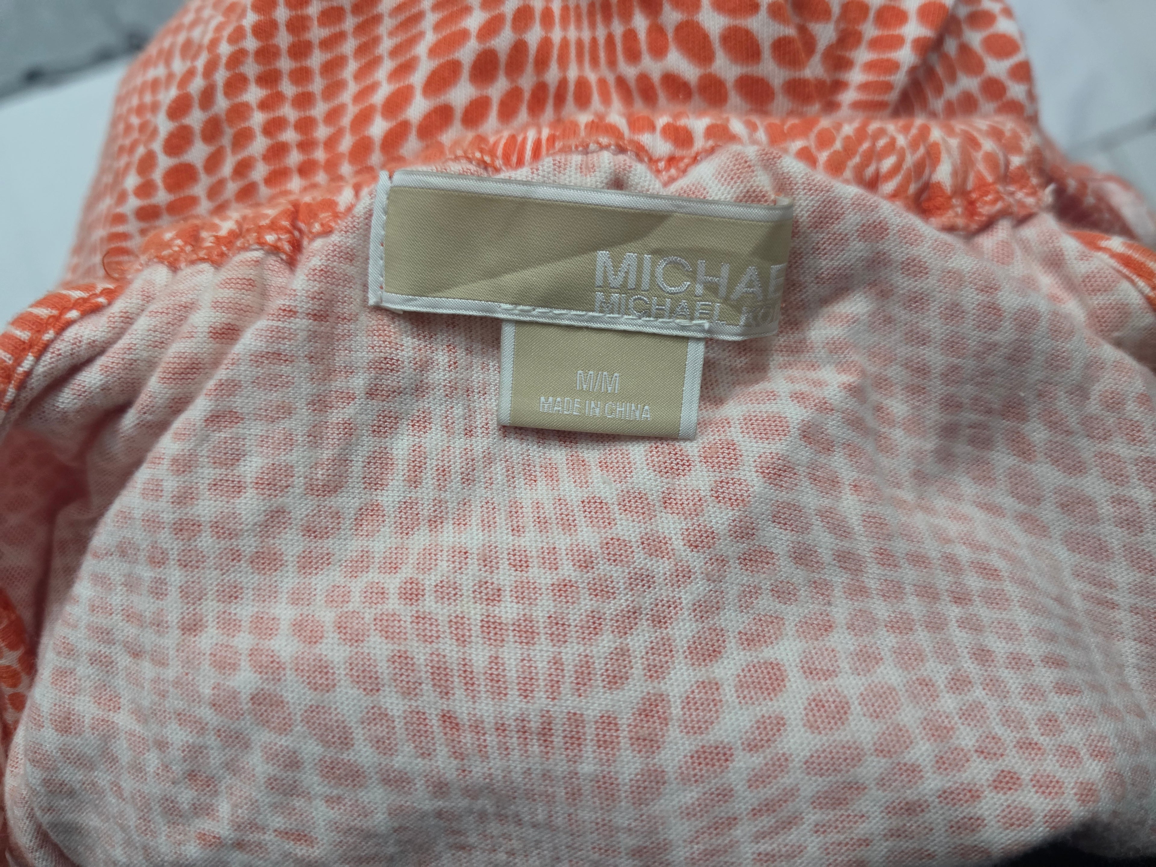 Blusa Halter Michael Kors Color Naranja De Mujer
