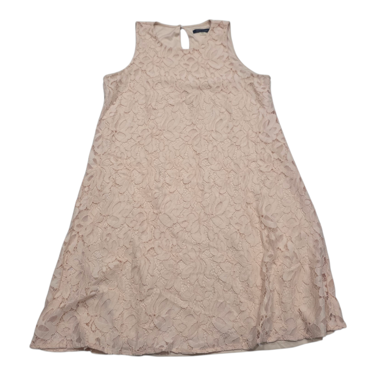 Vestido Tommy Hilfiger De Mujer Talla 8 De Encaje Rosa Claro