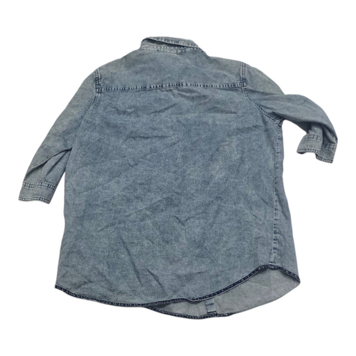 Camisa Harley Davidson De Mujer Talla Mediana De Mezclilla