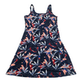 Vestido De Tirantes Columbia Mediano Azul Marino