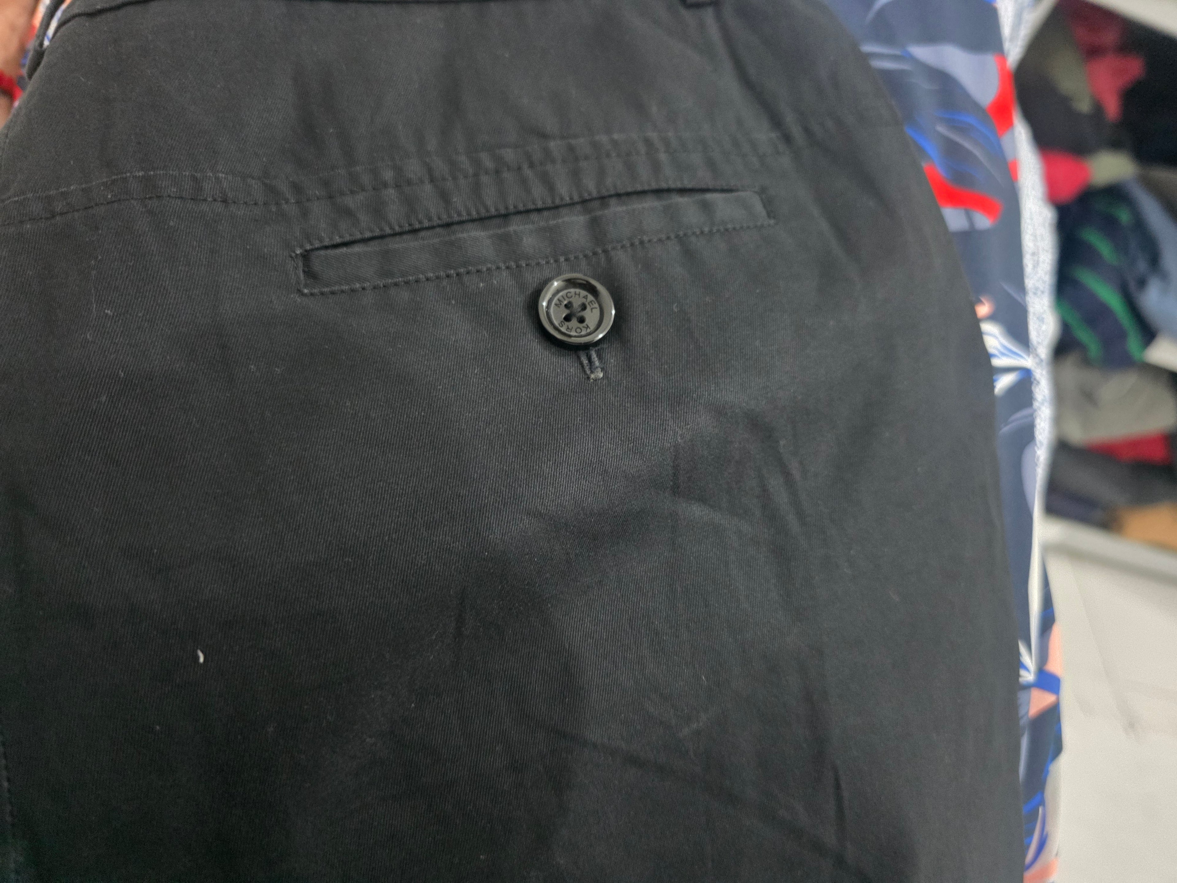 Pantalon De Vestir Michael Kors Talla 10 Color Negro