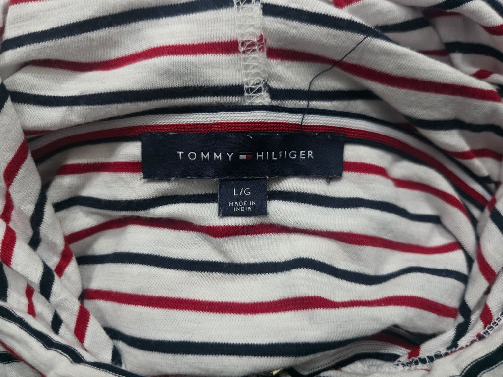 Sudadera Ligera Tommy Hilfiger De Mujer Grande Rayada