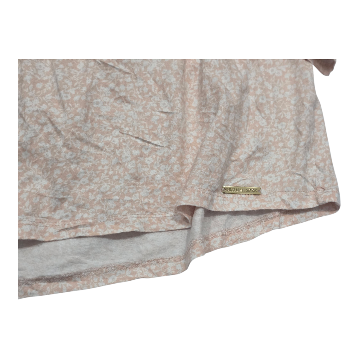 Blusa Michael Kors De Mujer Talla Grande Rosa Claro Floreada