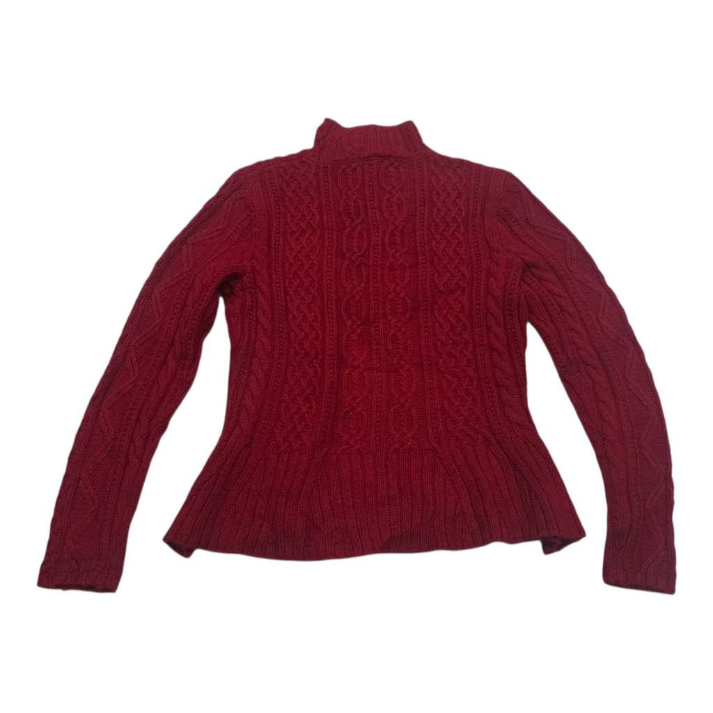 Sueter Ralph Laurenmujer Talla Grande Color Rojo Cuello Alto
