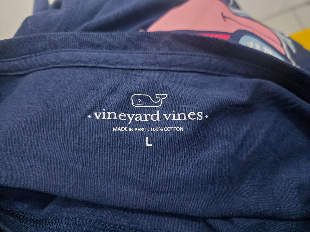 Playera Vineyard Vinesgrande Mujer Azul Marino Manga Larga