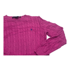 Sueter Ralph Lauren Sport De Mujer Grande Fucsia Poni Azul