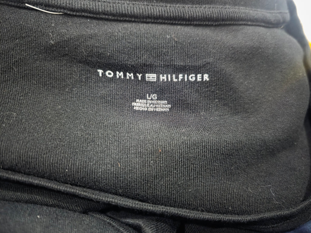Playera Tommy Hilfiger Mujer Grande Color Negro Manga Larga