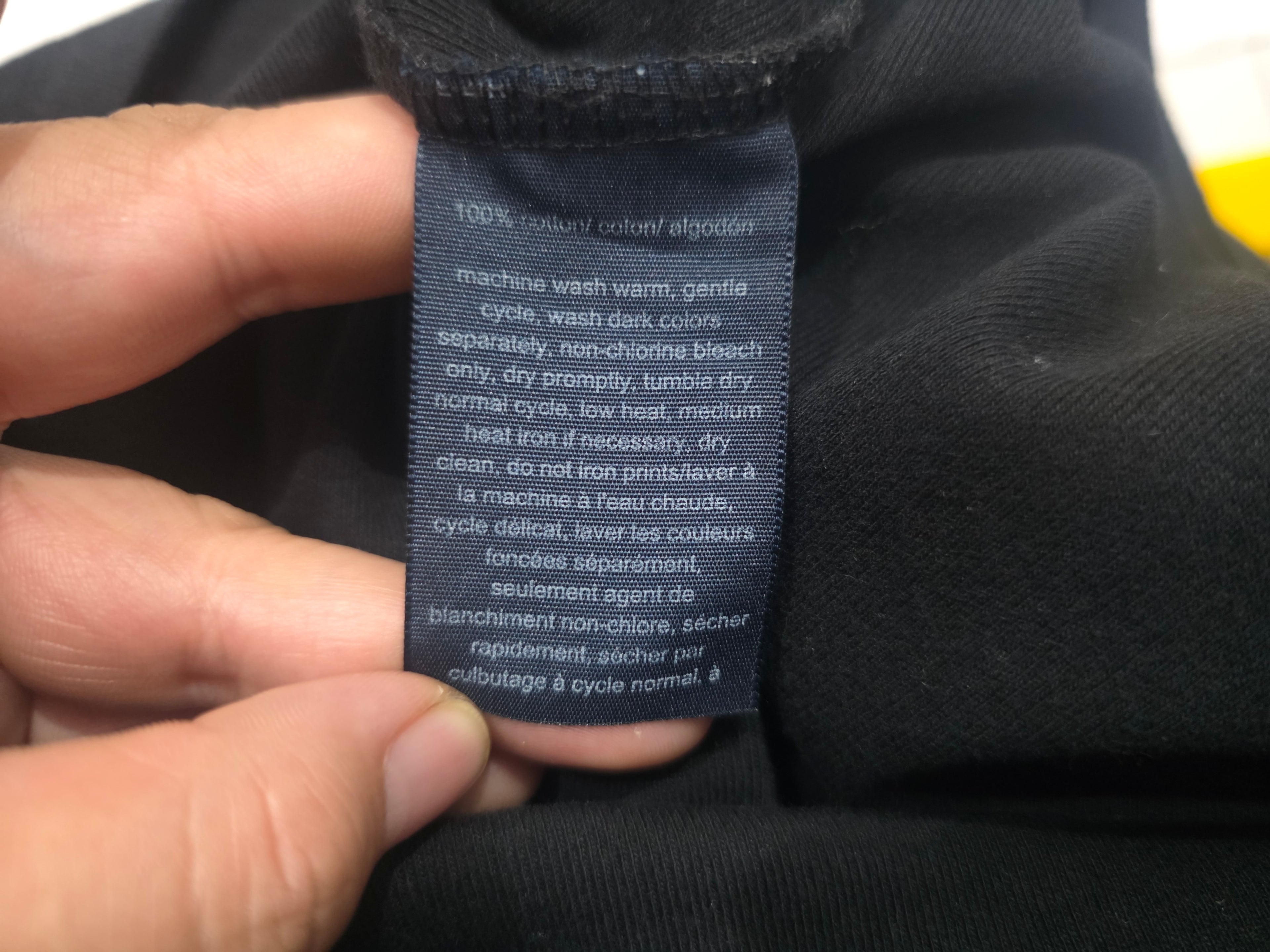 Playera Tommy Hilfiger Mujer Grande Color Negro Manga Larga