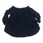 Blusa Michael Kors De Mujer Campesina Azuo Marino