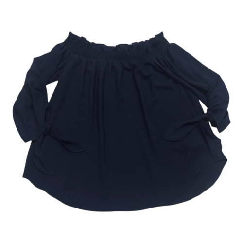 Blusa Michael Kors De Mujer Campesina Azuo Marino