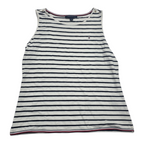 Playera Tommy Hilfiger Grande Sin Mangas Mujer Blancarayada