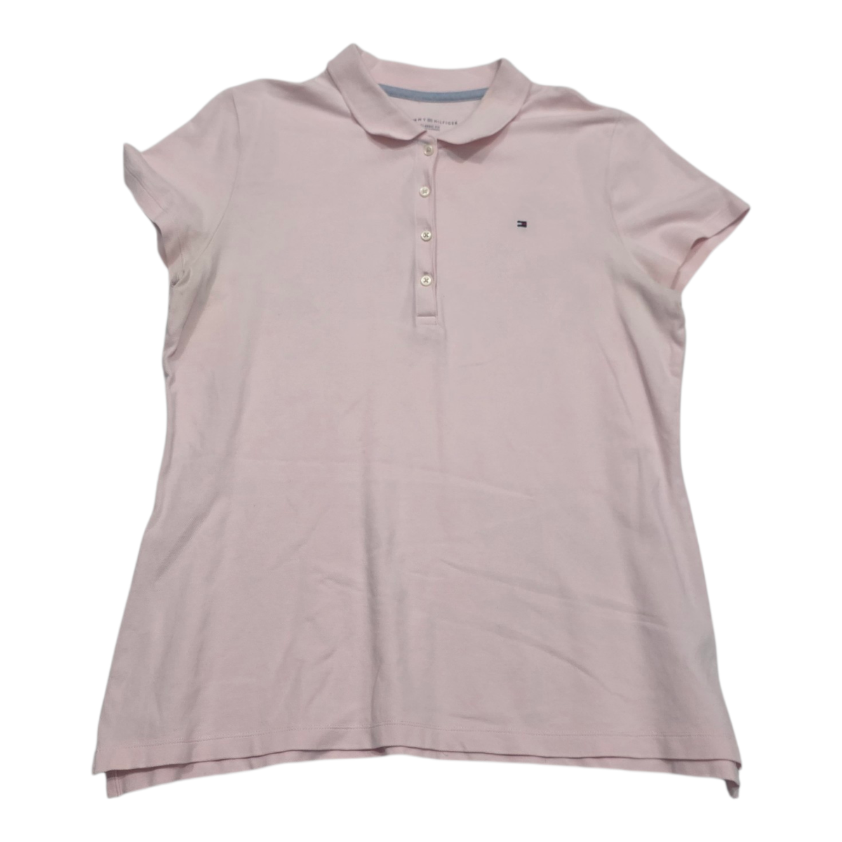 Playera Tommy Hilfiger Classic Fit Cuello Polo Grande Rosa