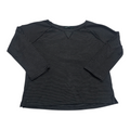 Playera Ralph Lauren Rayada De Mujer Talla Grande Gris