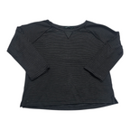 Playera Ralph Lauren Rayada De Mujer Talla Grande Gris