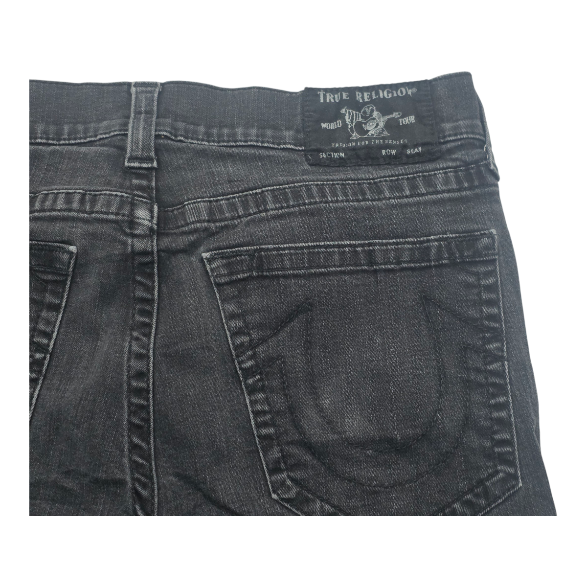 Pantalon True Religion De Mujer 34 Mezclilla Color Gris