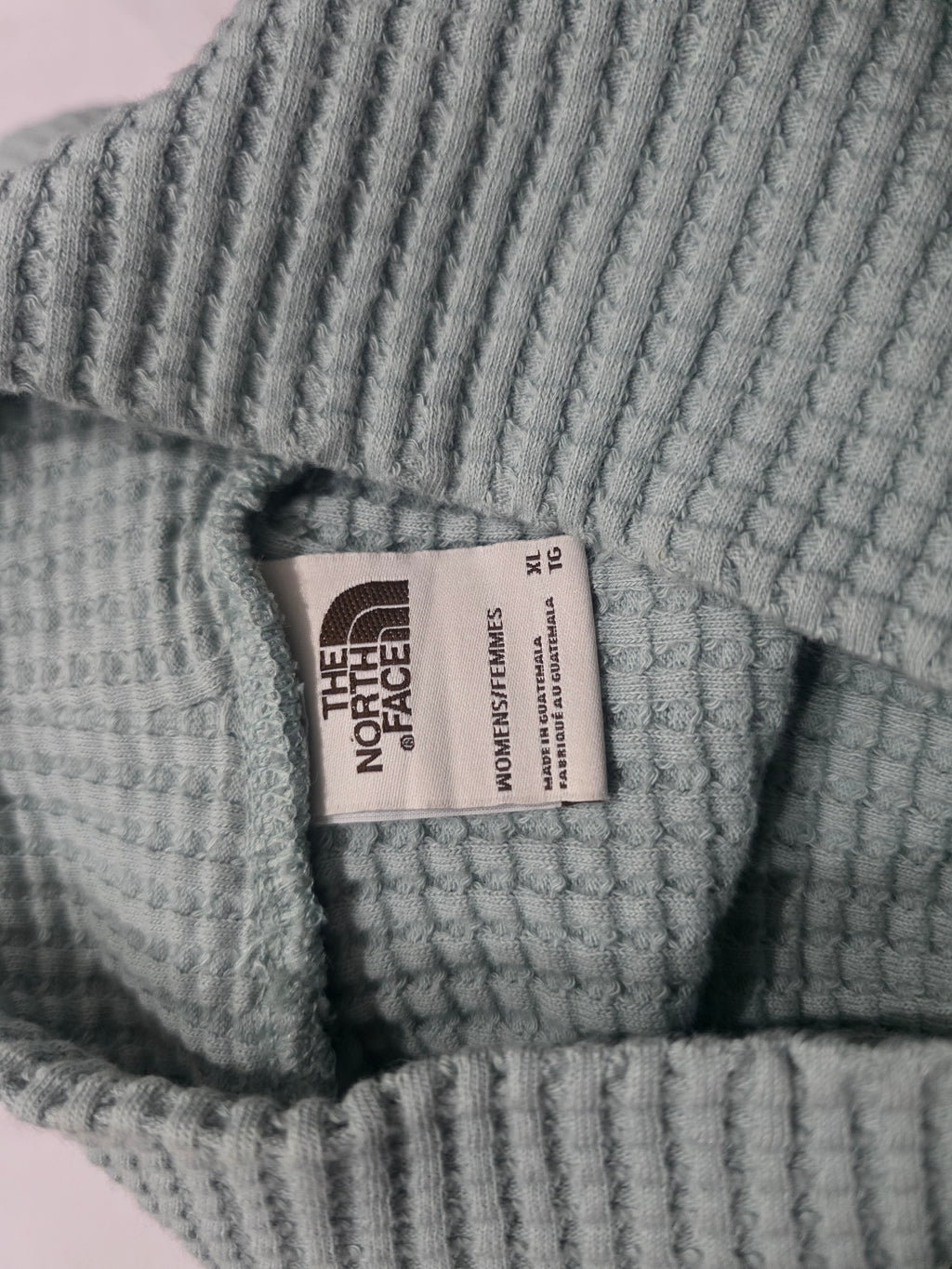 Sueter The North Face Color Verde Grisaceo Extra Grande