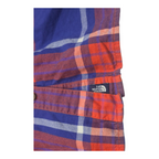 Camisa The North Face Naranja Con Azul Extra Grande De Mujer
