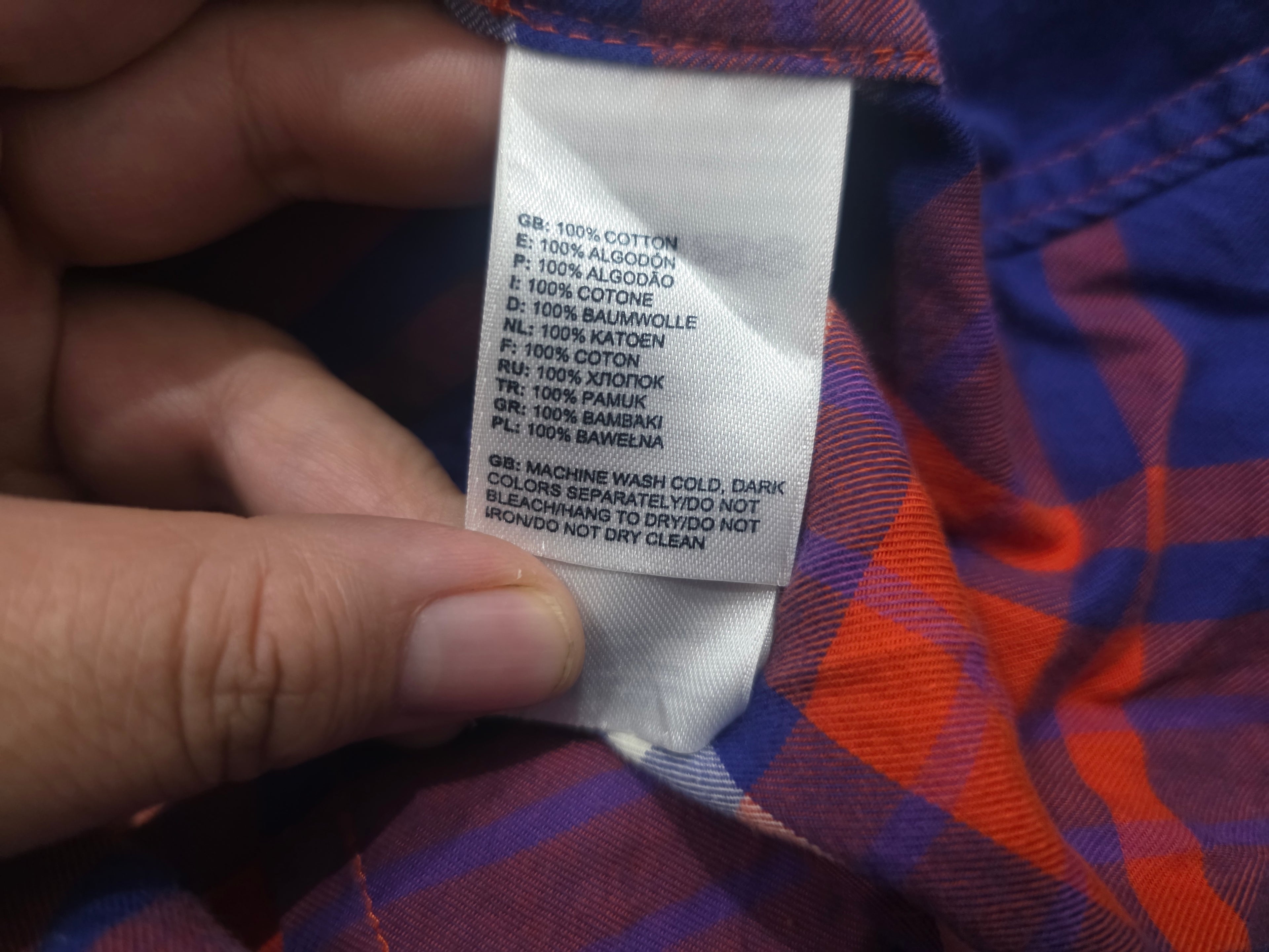 Camisa The North Face Naranja Con Azul Extra Grande De Mujer