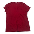 Playera Tommy Hilfiger Mujer Xxl Color Rojo Manga Corta