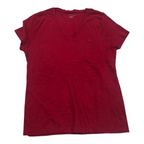 Playera Tommy Hilfiger Mujer Xxl Color Rojo Manga Corta