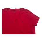 Playera Tommy Hilfiger Mujer Xxl Color Rojo Manga Corta