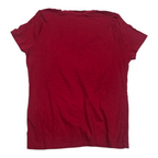 Playera Tommy Hilfiger Mujer Xxl Color Rojo Manga Corta