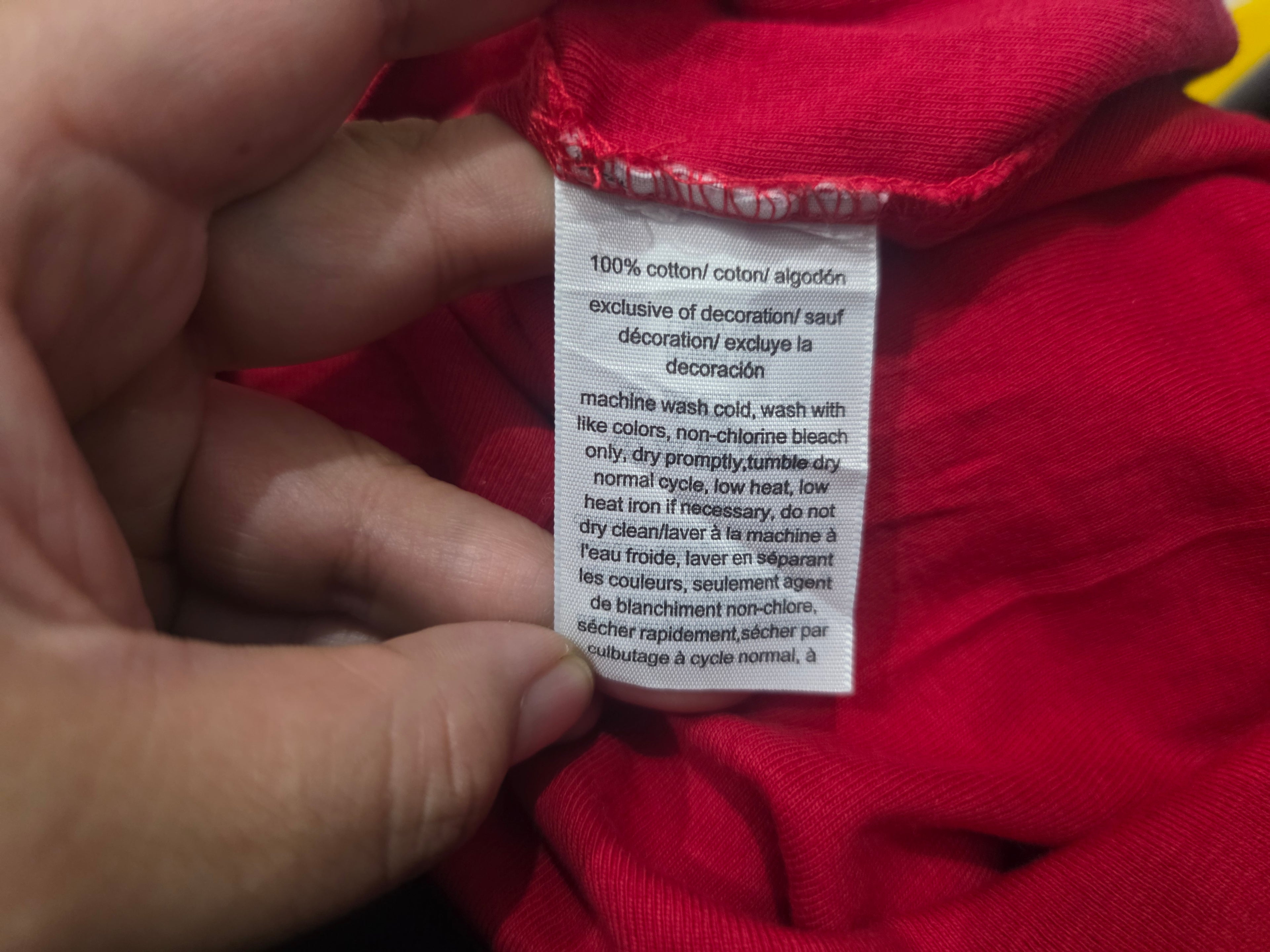Playera Tommy Hilfiger Mujer Xxl Color Rojo Manga Corta
