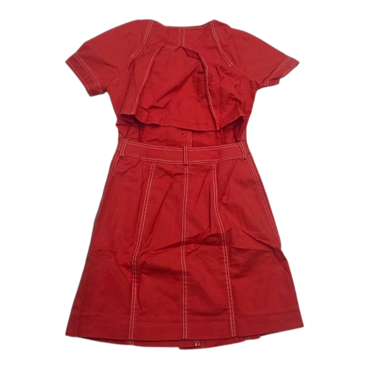 Vestido Con Bolsas Michael Kors Naranja Mujer Talla 00