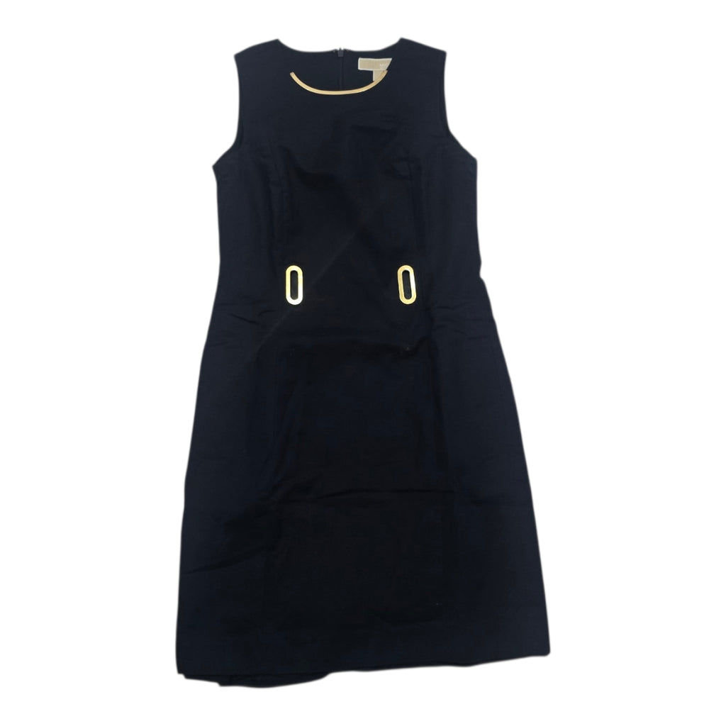 Vestido Michael Kors Talla 0 Sin Mangas Detalles Dorados