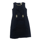 Vestido Michael Kors Talla 0 Sin Mangas Detalles Dorados
