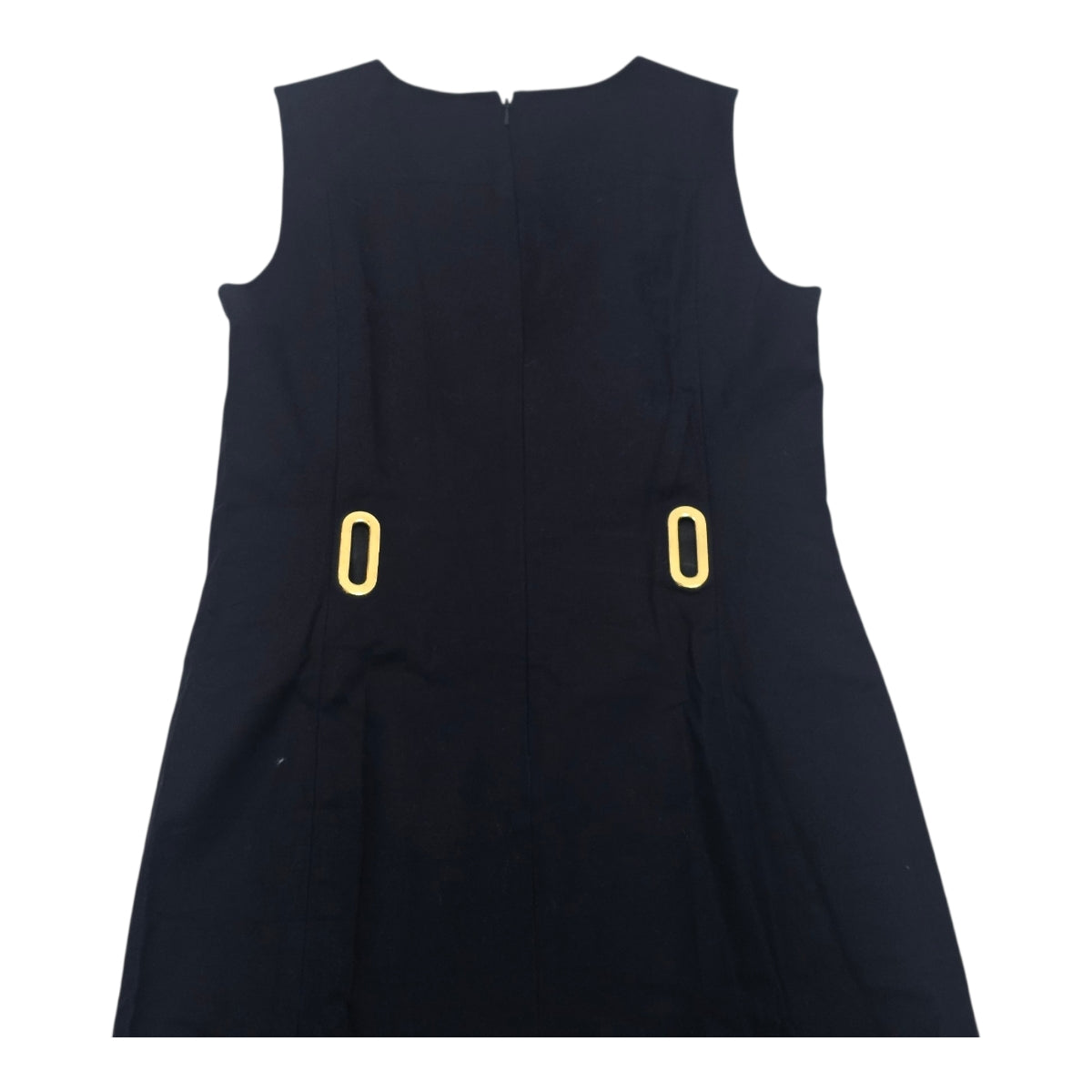 Vestido Michael Kors Talla 0 Sin Mangas Detalles Dorados