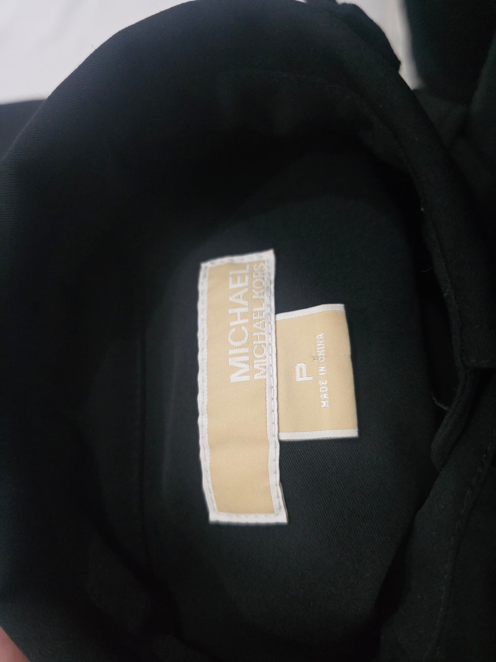 Vestido Camisero Michael Kors Mujer Talla Petite Color Negro