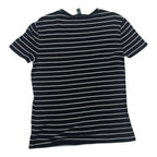 Playera Ralph Lauren Manga Corta Petite Negra/blanco
