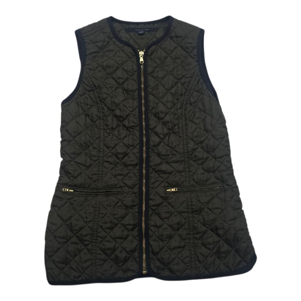 Chaleco Tommy Hilfiger Mujer Talla Xxs Verde Capitonado