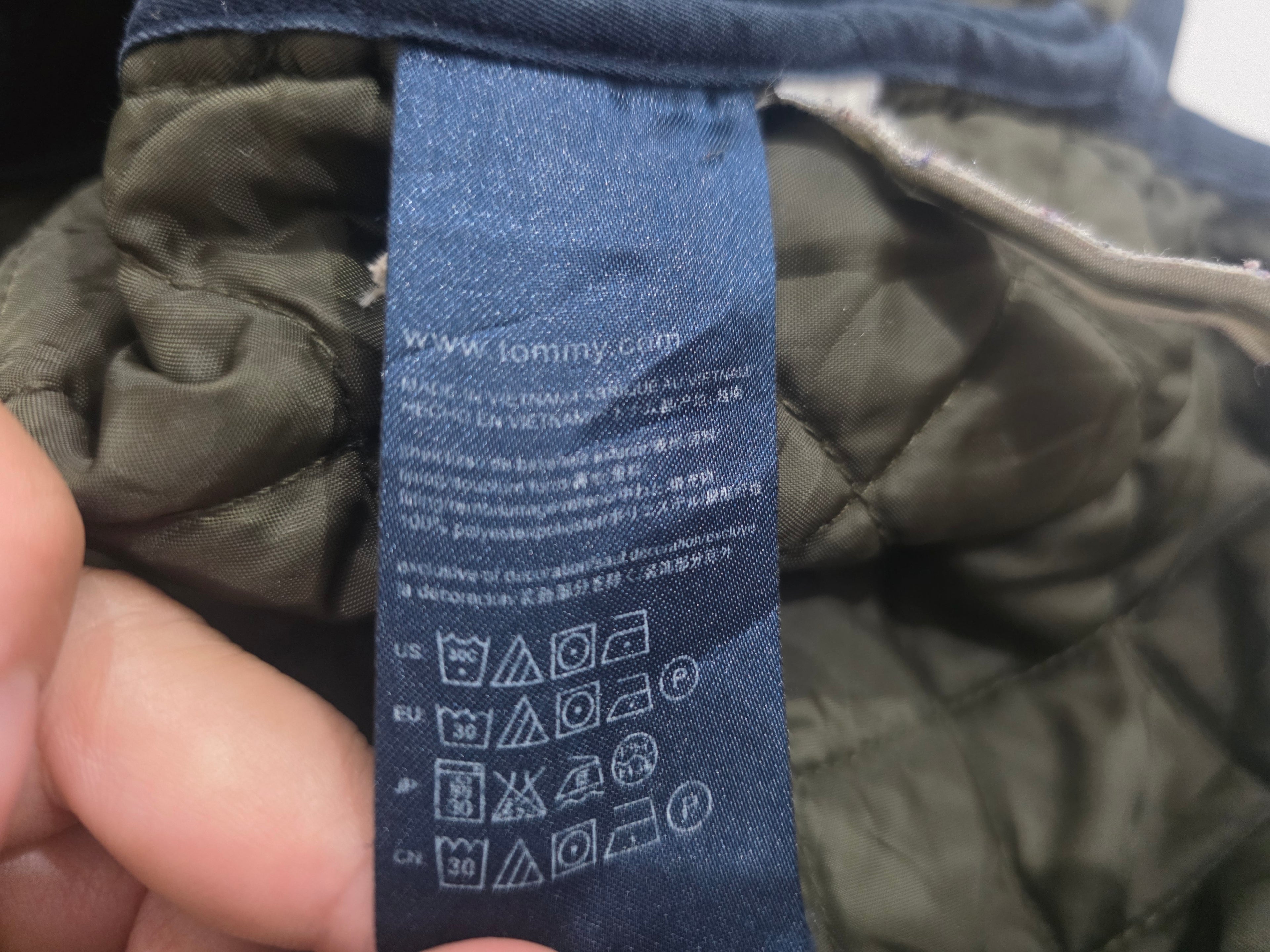 Chaleco Tommy Hilfiger Mujer Talla Xxs Verde Capitonado