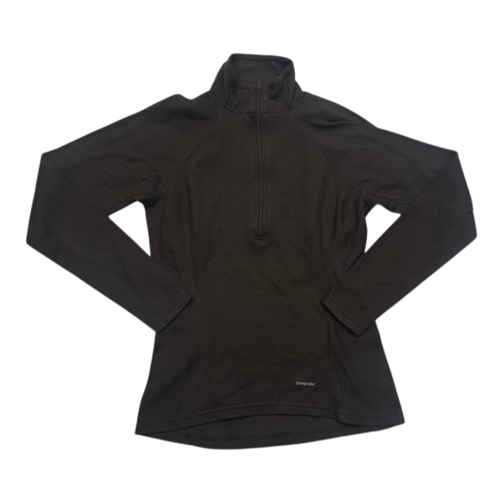 Playera Patagonia Performamce Medio Cierre Cafe Extra Chica