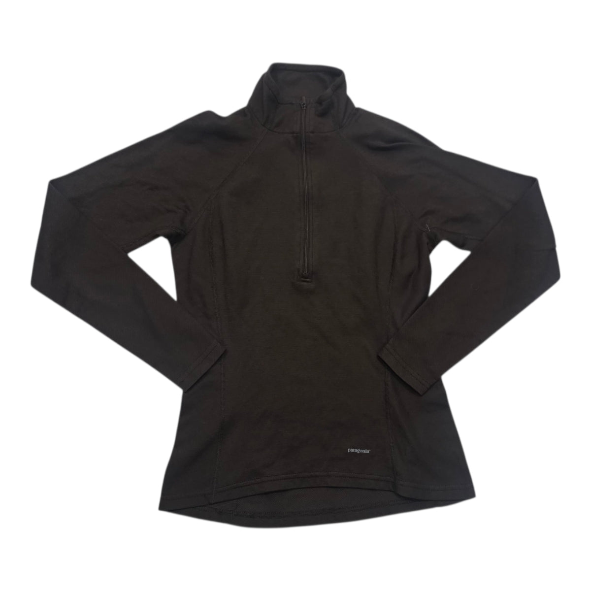 Playera Patagonia Performamce Medio Cierre Cafe Extra Chica