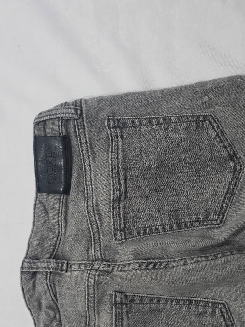 Pantalon Ralph Lauren De Mujer Talla 2 Color Gris Degradado