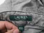 Pantalon Ralph Lauren De Mujer Talla 2 Color Gris Degradado